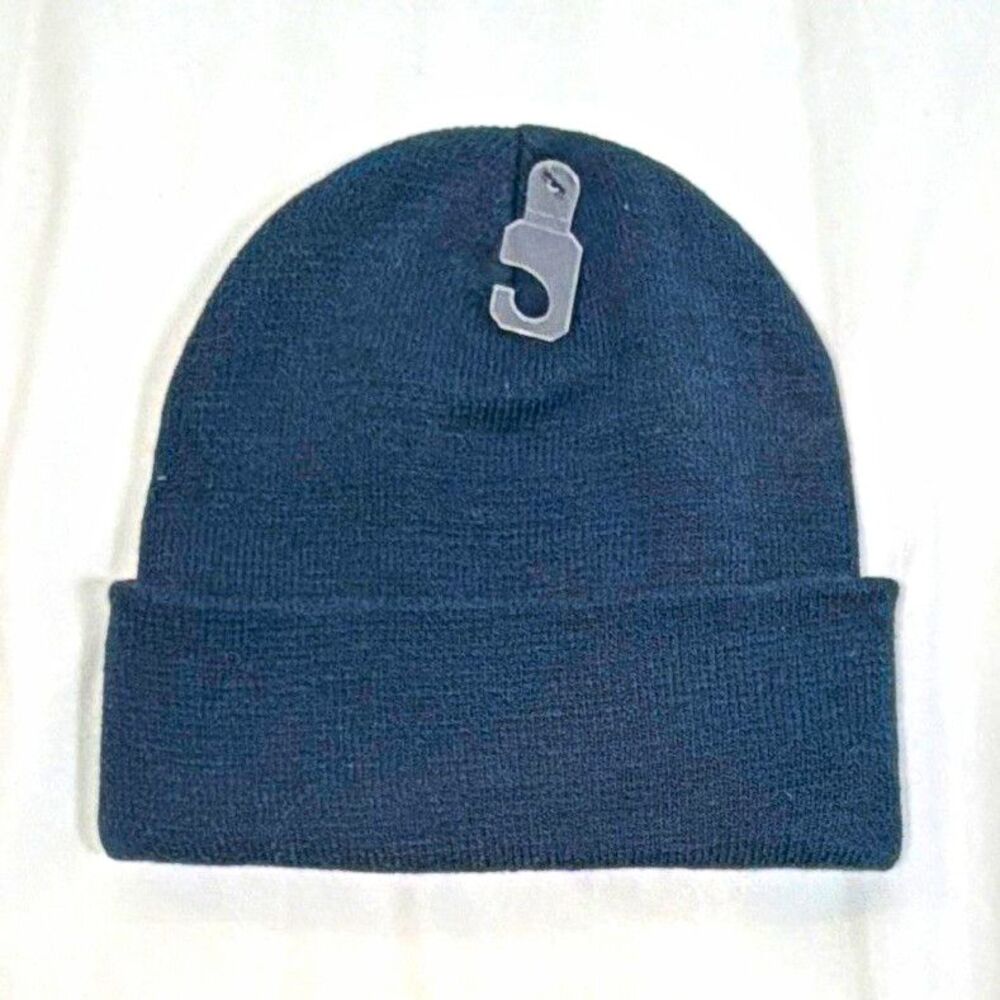 Goodfellow & Co Men’s Cuffed Beanie Hat One Size Color Blue Logo Patch